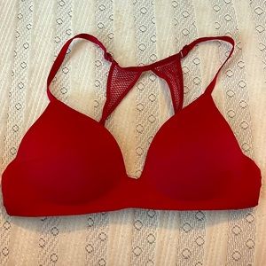 Victoria secret beautiful red bra! Back lace design. Size 34B